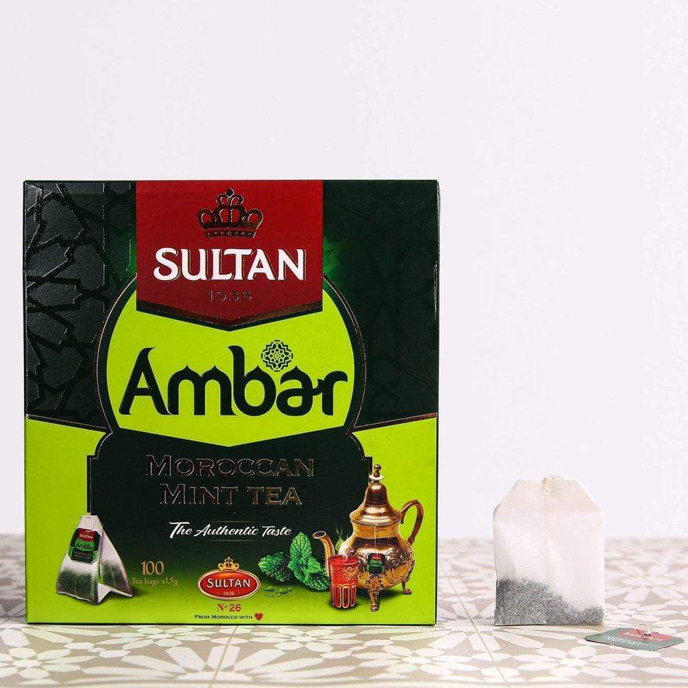 Multipacks of 4 or 10 Ambar Moroccan Mint Tea - 100 Tea Bags 1.5gr TapClickBuy