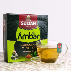 Multipacks of 4 or 10 Ambar Moroccan Mint Tea - 100 Tea Bags 1.5gr TapClickBuy