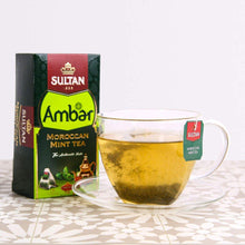 Load image into Gallery viewer, Multipacks of 4 or 10 Ambar Moroccan Mint Tea - 25 Tea Bags 1.5gr TapClickBuy