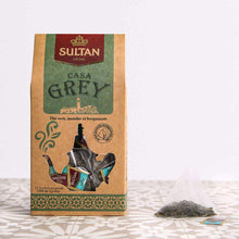 Load image into Gallery viewer, Multipacks of 4 or 10 Casa Grey Mint and Bergamot Green Tea - 15 Pyramid Tea Bags 2gr TapClickBuy