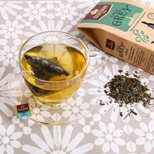 Load image into Gallery viewer, Multipacks of 4 or 10 Casa Grey Mint and Bergamot Green Tea - 15 Pyramid Tea Bags 2gr TapClickBuy