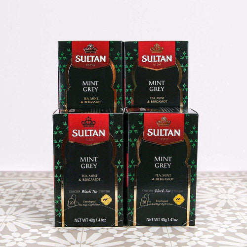 Multipacks of 4 or 10 Earl Grey and Mint Tea - 20 Tea Bags  x 2gr TapClickBuy