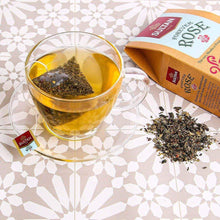 Load image into Gallery viewer, Multipacks of 4 or 10 Forever Rose Mint and Red Rose Petals Green Tea - 15 Pyramid Tea Bags  2gr TapClickBuy