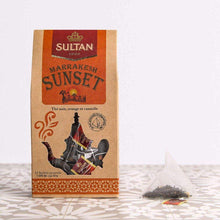 Load image into Gallery viewer, Multipacks of 4 or 10 Marrakesh Sunset Orange and Cinnamon Black Tea - 15 Pyramid Tea Bags 2gr (Pack of 4) TapClickBuy