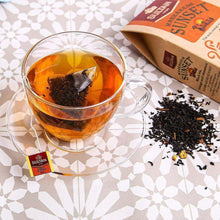 Load image into Gallery viewer, Multipacks of 4 or 10 Marrakesh Sunset Orange and Cinnamon Black Tea - 15 Pyramid Tea Bags 2gr (Pack of 4) TapClickBuy
