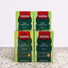 Load image into Gallery viewer, Multipacks of 4 or 10 Pure Green Tea 20 Tea Bags x 2gr Blend of Green Teas TapClickBuy