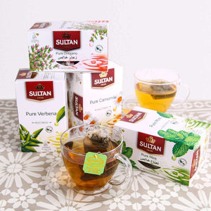 Multipacks of 4 or 10 Pure Mint Tea - 20 Tea Bags x 1.6 gr TapClickBuy