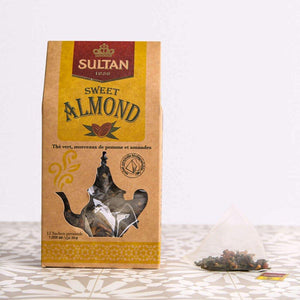 Multipacks of 4 or 10 Sweet Almond Apple and Almond Green Tea - 15 Pyramid Tea Bags 2gr TapClickBuy