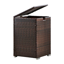 Load image into Gallery viewer, Outdoor Garden Rattan Fire Pit 9kg Gas Bottle Tank Storage, Brown TapClickBuy