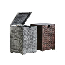 Load image into Gallery viewer, Outdoor Garden Rattan Fire Pit 9kg Gas Bottle Tank Storage, Grey TapClickBuy