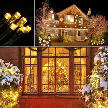 Load image into Gallery viewer, Planet Solar 200 Warm Outdoor String Solar Powered Fairy String Lights 20m TapClickBuy