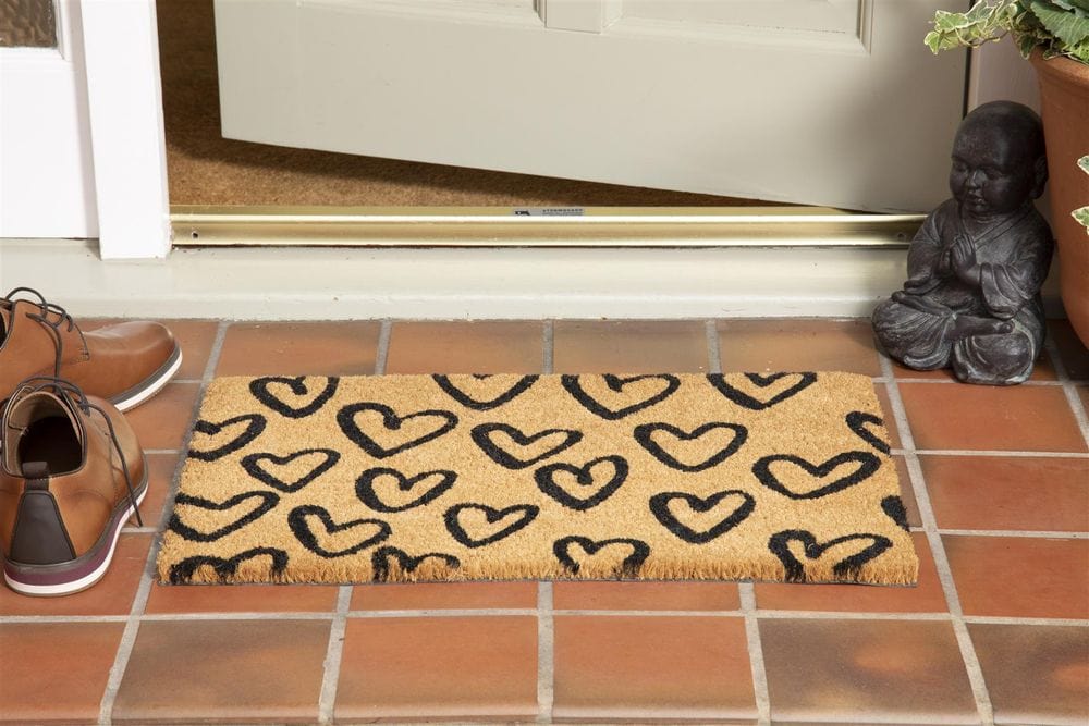 Pride of Place Astley Heavy Duty Printed Coir Doormat with PVC Backing Non - Slip Waterproof TapClickBuy