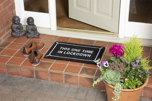 Pride of Place Astley Heavy Duty Printed Coir Doormat with PVC Backing Non - Slip Waterproof TapClickBuy
