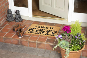 Pride of Place Astley Heavy Duty Printed Coir Doormat with PVC Backing Non - Slip Waterproof TapClickBuy