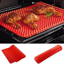 Load image into Gallery viewer, Pyramid Pan Silicone Baking Tray Cooking Mat Non Stick Fat Reducing Cooking Oven TapClickBuy