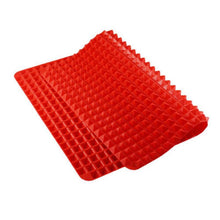 Load image into Gallery viewer, Pyramid Pan Silicone Baking Tray Cooking Mat Non Stick Fat Reducing Cooking Oven TapClickBuy