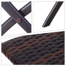 Load image into Gallery viewer, Rattan Bistro Set: 1 x table, 2 x chairs-Brown TapClickBuy