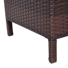 Load image into Gallery viewer, Rattan Nesting Table Set Three Piece Stacking Coffee Side Garden Outdoor TapClickBuy