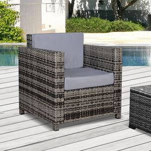 Rattan Outdoor Garden Single Sofa Armchair TapClickBuy