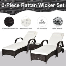 Load image into Gallery viewer, Rattan Recliner Lounger Set-Brown TapClickBuy