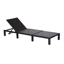 Load image into Gallery viewer, Rattan Sun Lounger Bed-Brown TapClickBuy