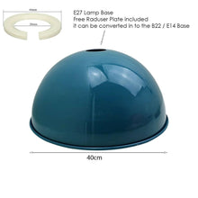 Load image into Gallery viewer, Retro Design Light Easy Fit 40cm Dome Lampshades Home Lounge Lighting TapClickBuy
