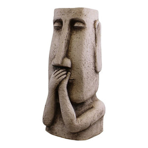 Set Of 3 Stone Effect Resurrection Island Giant Ornament Planters TapClickBuy