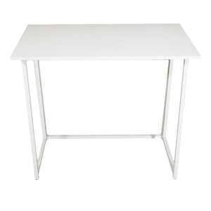 Simple Collapsible Computer Desk White TapClickBuy