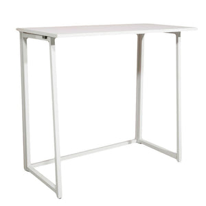 Simple Collapsible Computer Desk White TapClickBuy