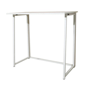 Simple Collapsible Computer Desk White TapClickBuy