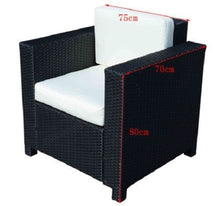 Load image into Gallery viewer, Single Rattan Chair Black � TapClickBuy