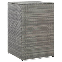 Load image into Gallery viewer, Single Wheelie Bin Shed Anthracite 76x78x120 cm Poly Rattan TapClickBuy