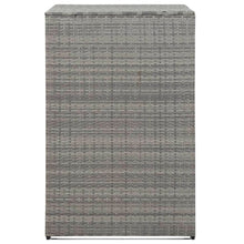 Load image into Gallery viewer, Single Wheelie Bin Shed Anthracite 76x78x120 cm Poly Rattan TapClickBuy