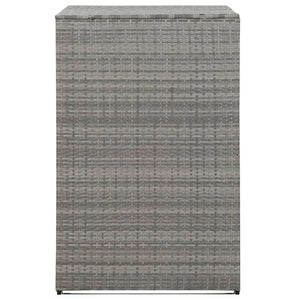 Single Wheelie Bin Shed Anthracite 76x78x120 cm Poly Rattan TapClickBuy