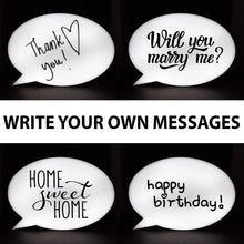 Load image into Gallery viewer, Speech Bubble Light Box OVAL | SBox12 TapClickBuy
