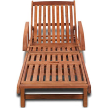 Load image into Gallery viewer, Sun Lounger Solid Acacia Wood TapClickBuy