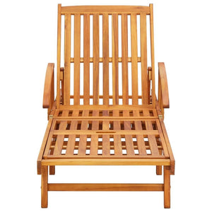 Sun Loungers 2 pcs Solid Acacia Wood TapClickBuy