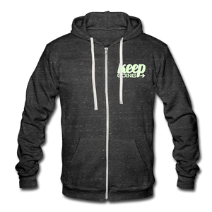 Unisex Tri-blend Hooded "Glow In The Dark" Jacket TapClickBuy