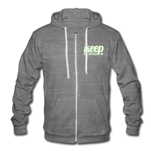 Unisex Tri-blend Hooded "Glow In The Dark" Jacket TapClickBuy