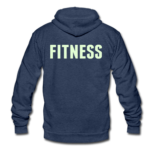 Unisex Tri-blend Hooded "Glow In The Dark" Jacket TapClickBuy