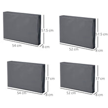 Load image into Gallery viewer, Replacement Cushion Cover Garden Rattan Patio Furniture Seat Cover Polyester Outdoor- No Cushion Included |  UK TapClickBuy