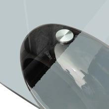 Load image into Gallery viewer, vidaXL Coffee Table with Oval Glass Top Accent End Side Table Multi Colors TapClickBuy