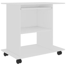 Load image into Gallery viewer, vidaXL Computer Desk White 80x50x75 cm Chipboard TapClickBuy