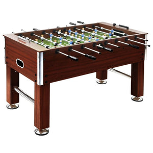 vidaXL Football Table Steel 60 kg 140x74.5x87.5 cm Brown TapClickBuy