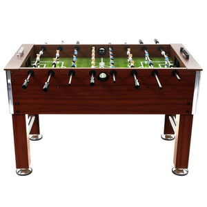 vidaXL Football Table Steel 60 kg 140x74.5x87.5 cm Brown TapClickBuy