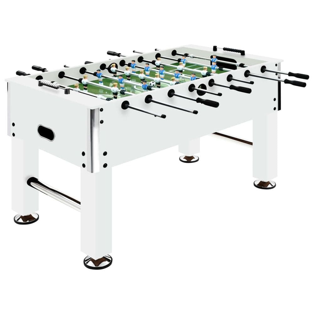 vidaXL Football Table Steel 60 kg 140x74.5x87.5 cm White TapClickBuy
