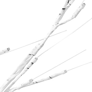 vidaXL LED White Birch Tree Warm White 96 LEDs 180 cm TapClickBuy