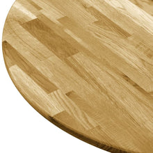 Load image into Gallery viewer, vidaXL Table Top Solid Oak Wood Round 23 mm 600 mm TapClickBuy