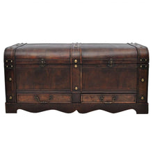 Load image into Gallery viewer, vidaXL Wooden Treasure Chest Large Brown TapClickBuy