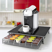 Load image into Gallery viewer, Vinsani Rotating Coffee Capsule Pod Stackable Holder Tower &amp; Drawer Rack Storage Stand TapClickBuy
